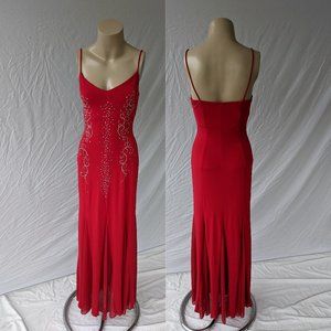 Yves Form Fitting Sequined Dress